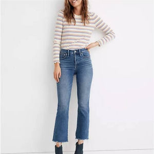 Madewell Cali Demi-Boot Jeans With Raw Hem #306